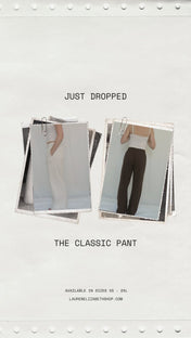 Espresso Classic Pants