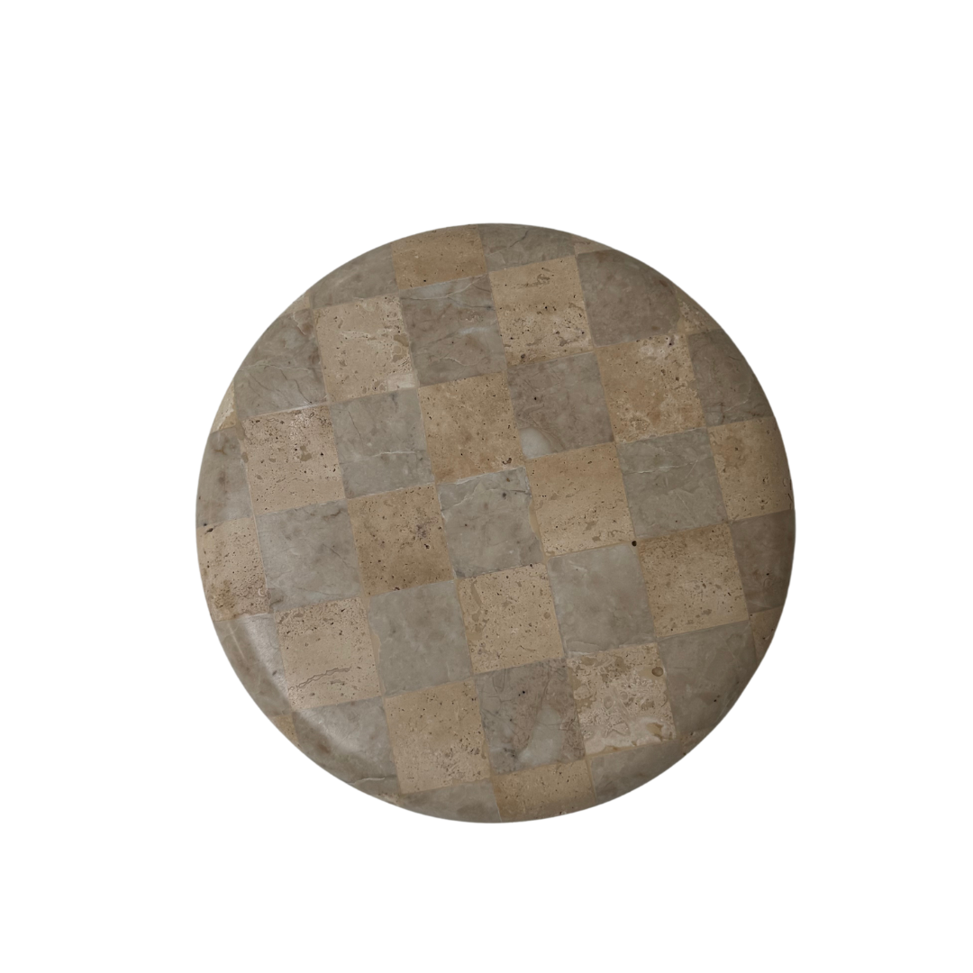 Travertine Checkered Tray