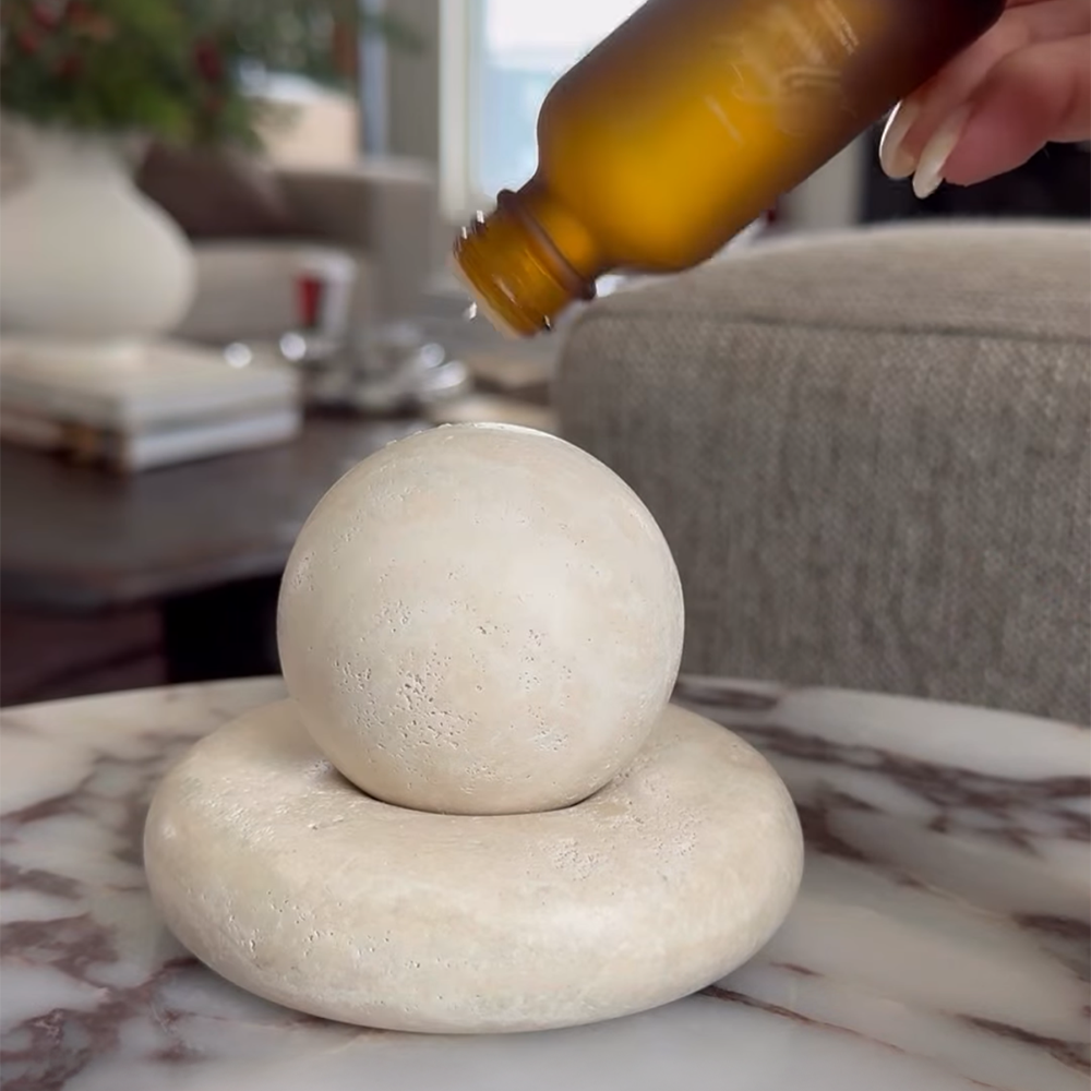 Diffuser Ball, Tray, and Oil