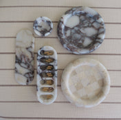 Travertine Checkered Tray