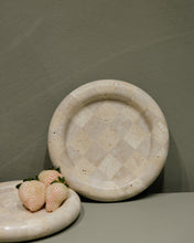 Travertine Checkered Tray