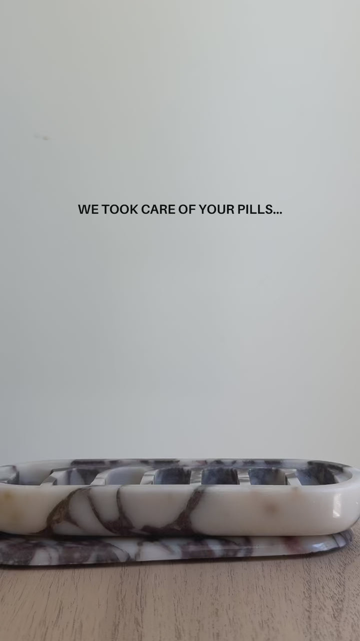 Marble Supplement Organizer